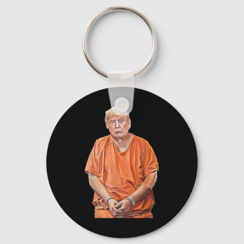 20_24 Years In Prison Funny Anti_trump  Keychain