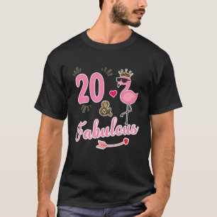 20 And Fabulous - 20 Years Old Gift - 20Th Birthda T-Shirt