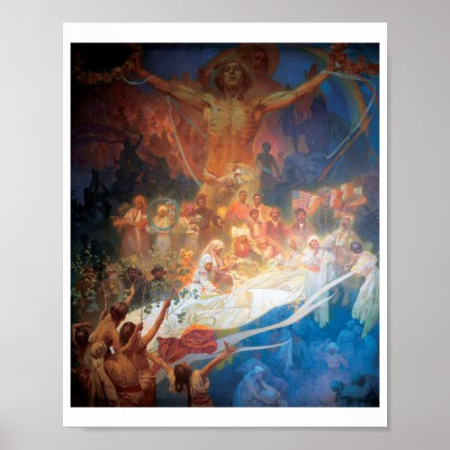 20 Apotheosis of the Slavs Mucha Poster