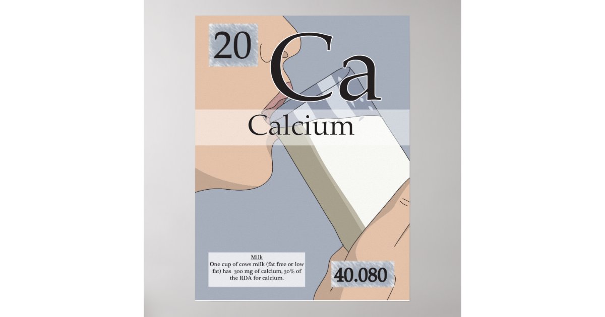 calcium milk carton