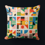 20" Cotton - Bauhaus Decorative Art Pillow 18<br><div class="desc">The Bauhaus movement championed a geometric,  abstract style featuring little sentiment or emotion and no historical nods,  and its aesthetic continues to influence architects,  designers and artists.
Its core objective was a radical concept: to reimagine the material world to reflect the unity of all the arts. designed by Freepik</div>