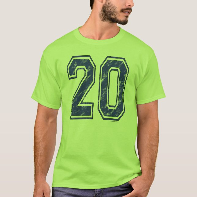 20 Custom Jersey T-Shirt (Front)