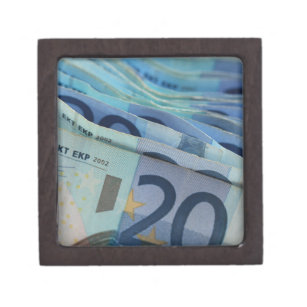 20 euro bills - Money Art Jewelry Box