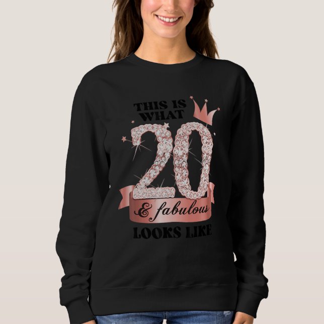 20 & Fabulous I Rose And White Party Group Candid  Sweatshirt (Front)
