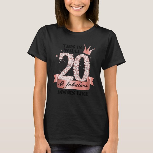 20 & Fabulous I Rose And White Party Group Candid  T-Shirt (Front)
