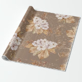 Traditional Brown Paper Bag Style Wrapping Paper