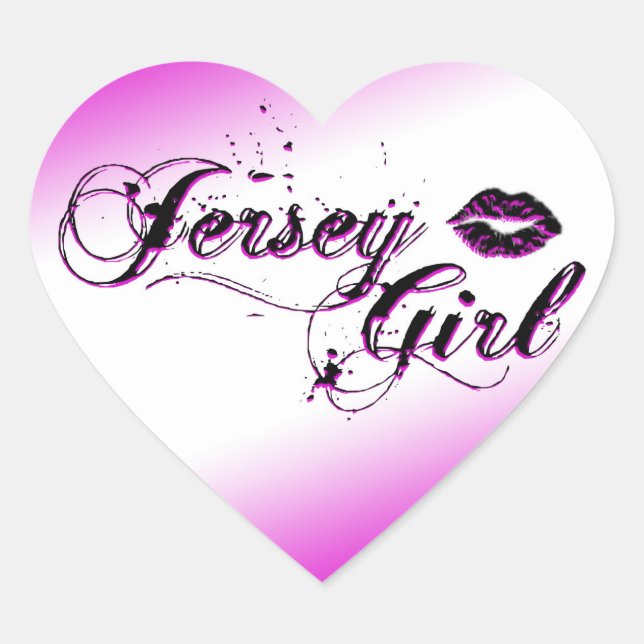 20 Jersey Girl Stickers (Front)