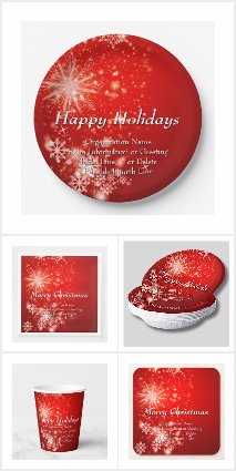 20+ Matching Red Christmas Set for Organization