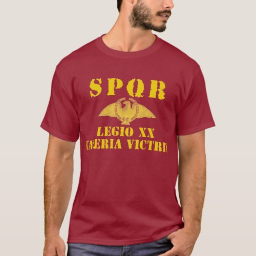 20 OctavianAugustus Valiant 20th Legion _ Eagle T_Shirt