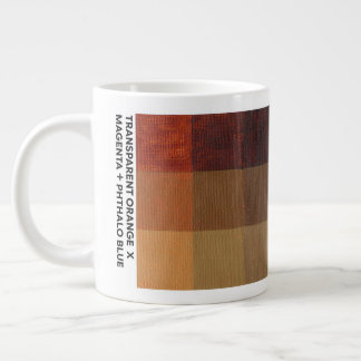 20 oz Transparent Orange x Magenta + Phthalo Blue Giant Coffee Mug