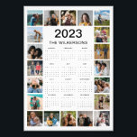 20 Photo Collage 2023 Calendar Photo Enlargement<br><div class="desc">Create your own, Year At A Glance Calendar, Photo Collage for Christmas, Birthdays, Weddings, Anniversaries, Graduations, Father's Day, Mother's Day or any other Special Occasion, with our easy-to-use design tool. Add your favorite photos of friends, family, vacations, hobbies and pets and you'll have a stunning, one-of-a-kind photo collage. Our custom...</div>