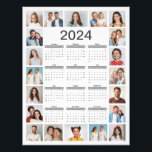 20 Photo Collage 2024 Calendar Photo Enlargement<br><div class="desc">Create your own, Year At A Glance Calendar, Photo Collage for Christmas, Birthdays, Weddings, Anniversaries, Graduations, Father's Day, Mother's Day or any other Special Occasion, with our easy-to-use design tool. Add your favorite photos of friends, family, vacations, hobbies and pets and you'll have a stunning, one-of-a-kind photo collage. Our custom...</div>