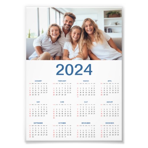 20 Photo Collage 2024 Year At A Glance Calendar