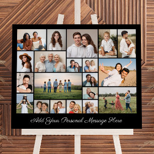20 Photo Collage Add Your Own Greeting Foam Board