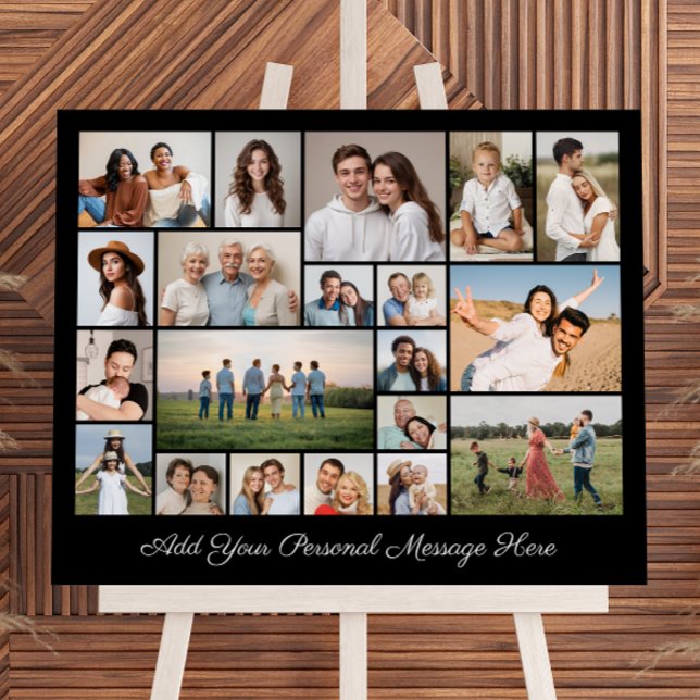 20 Photo Collage Add Your Own Greeting Foam Board (20 Photo Collage Add Your Own Greeting Foam Board)