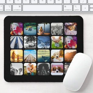 20 Photo Mouse Pad Template Collage Rounded Frame