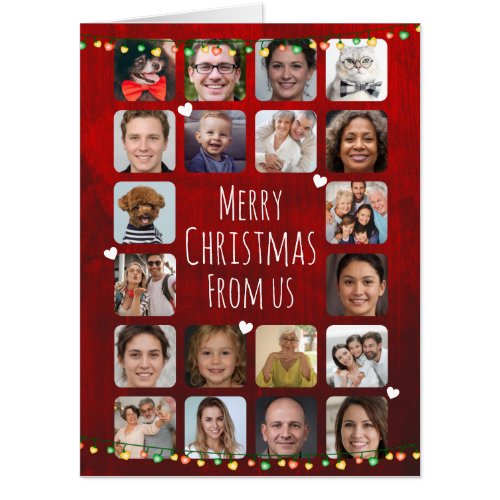    20 Photos to Personalize Family Merry Christmas Card
