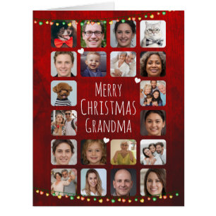 20 Photos to Personalize Merry Christmas Grandma