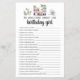 Who knows the birthday guy best, How well do you know the birthday boyl,  Birthday Quiz, Men Birthday party game, Activity, Gold Birthday