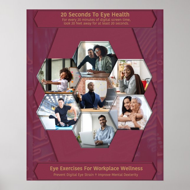 20 Seconds To Eye Health Poster (Front)