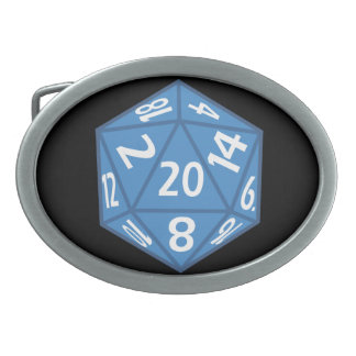 20 Sided Dice Belt Buckle