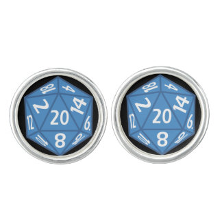 20 Sided Dice Cufflinks