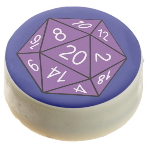 20 Sided Dice DND Games Kids Birthday Party Chocolate Covered Oreo