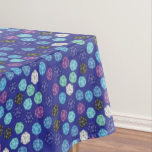 20 Sided Dice DND Games Kids Birthday Party Tablecloth