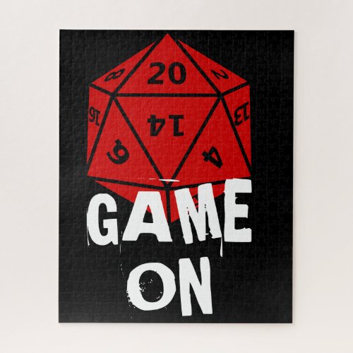 20 Sided Die _ Gamer Jigsaw Puzzle