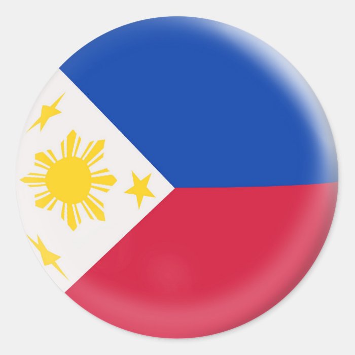 20 small stickers Philippines flag