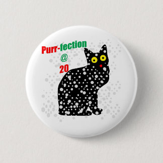 20 Snow Cat Purr-fection Button