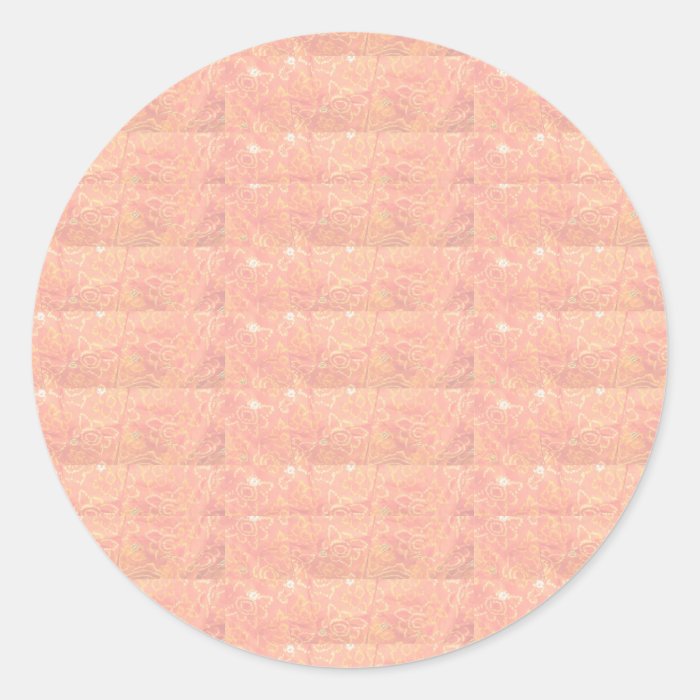 20 Soft Shade Embosed   Silken Golden Patterns Sticker