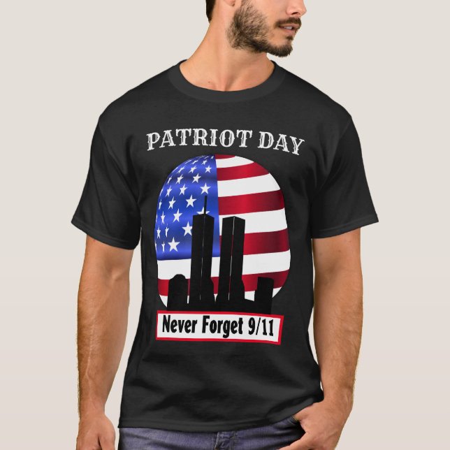 20 th Anniversary 9/11 Neve Forget T-Shirt (Front)