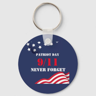20 th Anniversary 9/11 Neve Forget T-Shirt Keychain