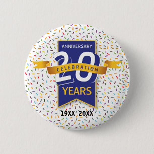 20 th ANNIVERSARY Design Button