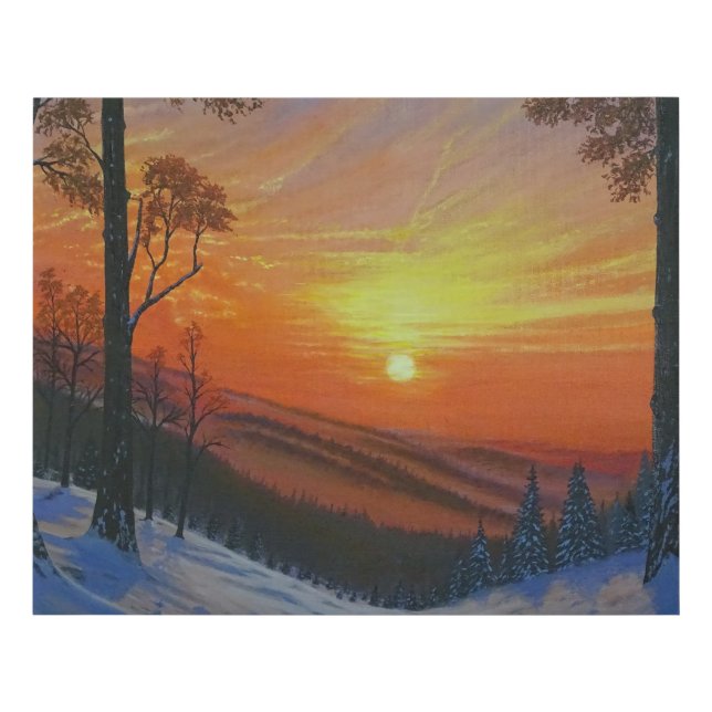 20"x16" Faux Wrapped Canvas Print (Front)