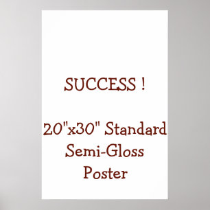 20"x30" Standard Semi-Gloss Poster