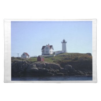20" X 14" Table Place Mat - Nubble Light House by ELGRECOART at Zazzle