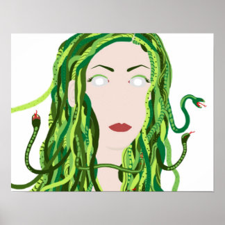 20" x 16" Medusa Poster