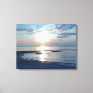20" x 16" Wrapped Canvas Cape Cod Beach Print
