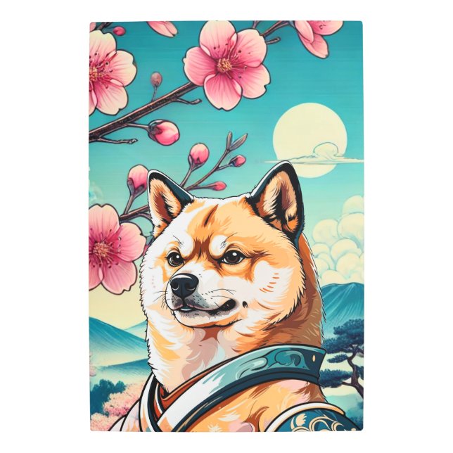 20'' x 30'' Shogun Shiba Metal Print (Front)