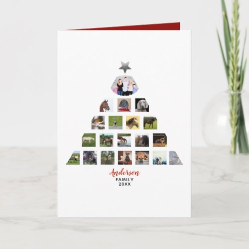 20 x Photo Collage Christmas Instagram Avatars Card