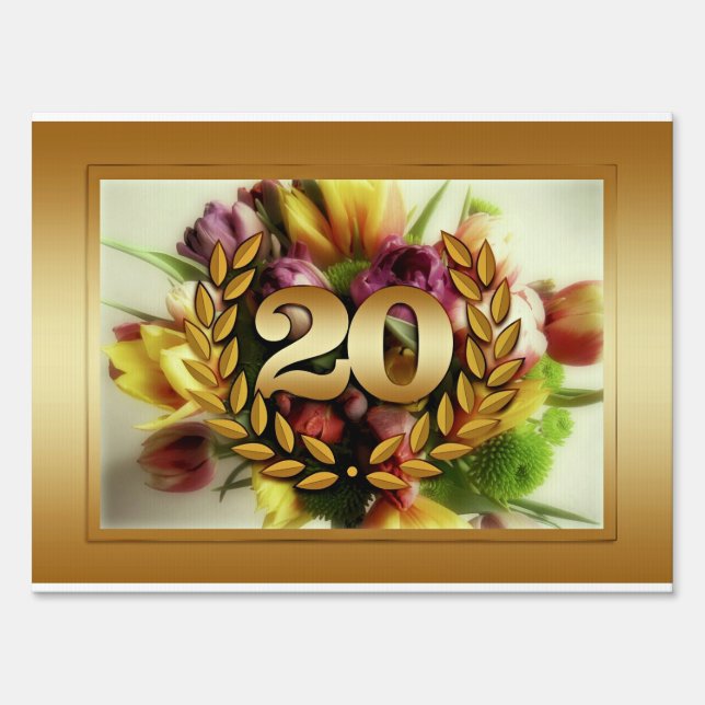 20-Year Anniversary Sign (Back)