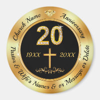 20 year church anniversary celebration ideas, 20th