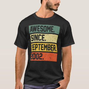 20 Year Old  Awesome Since September 2002 20th bir T-Shirt