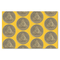 20 Year Recovery Anniversary Coin Tissue Paper