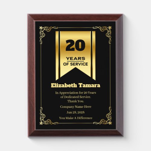 20 Year Work Anniversary | Employee Appreciation