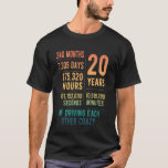 20 Years Married Funny 20th Wedding Anniversary T-Shirt