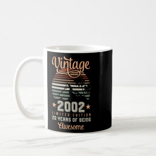 20 Years Of Being Awesome  Vintage  Coffee Mug