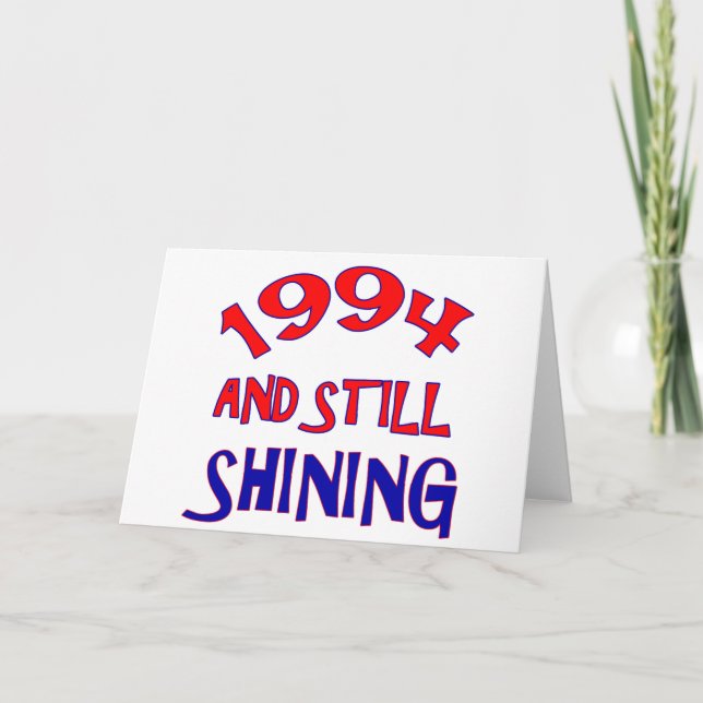 20 years Old birthday designs Card (Front)